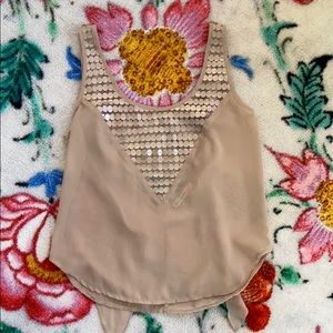 Sheer Tie Tank From Nordstrom